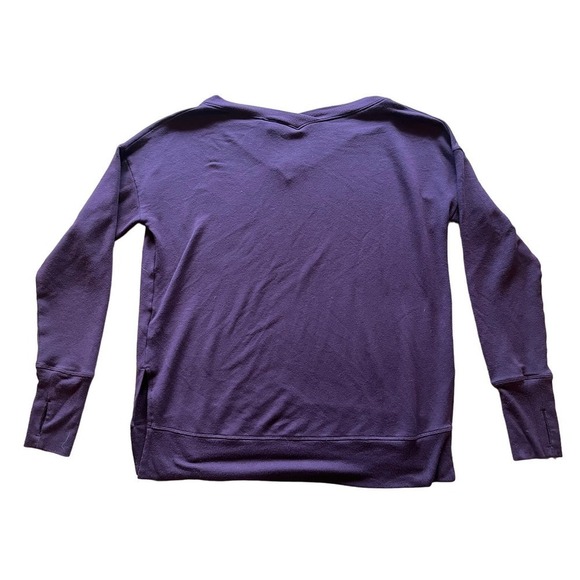 Athleta womens purple pullover sweater/top. Size Small. - Picture 2 of 7